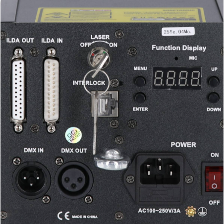 Lasers multicolore - Power Lighting - LAZER 1200 RGB