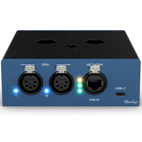 Splitters DMX - ChamSys - GeNetix GN2 2 Port Node