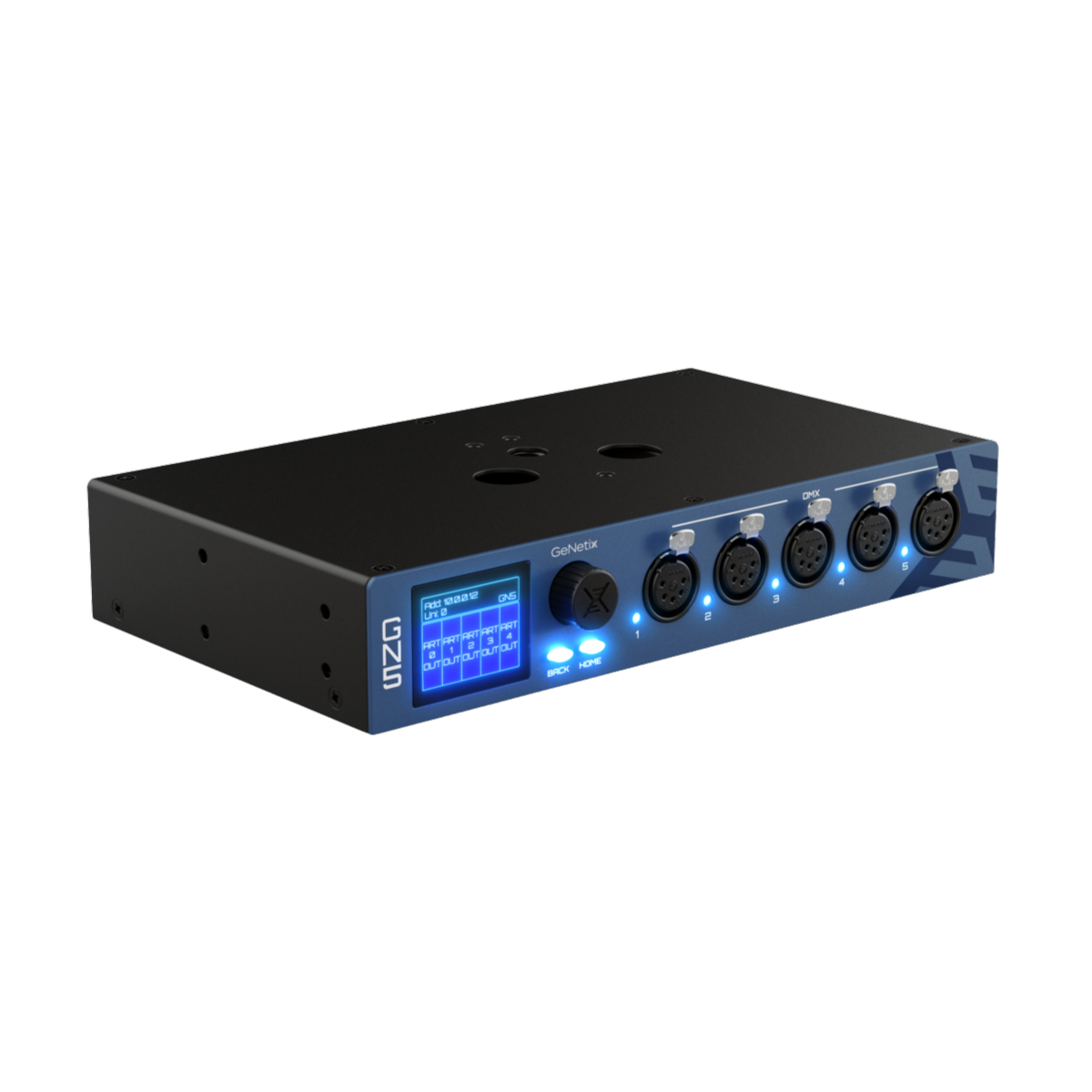 Splitters DMX - ChamSys - GeNetix GN5 5 Port Node