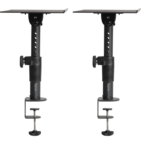 Supports enceintes monitoring de bureau - Gator Cases - GFWSPKSTMNDSKCMP