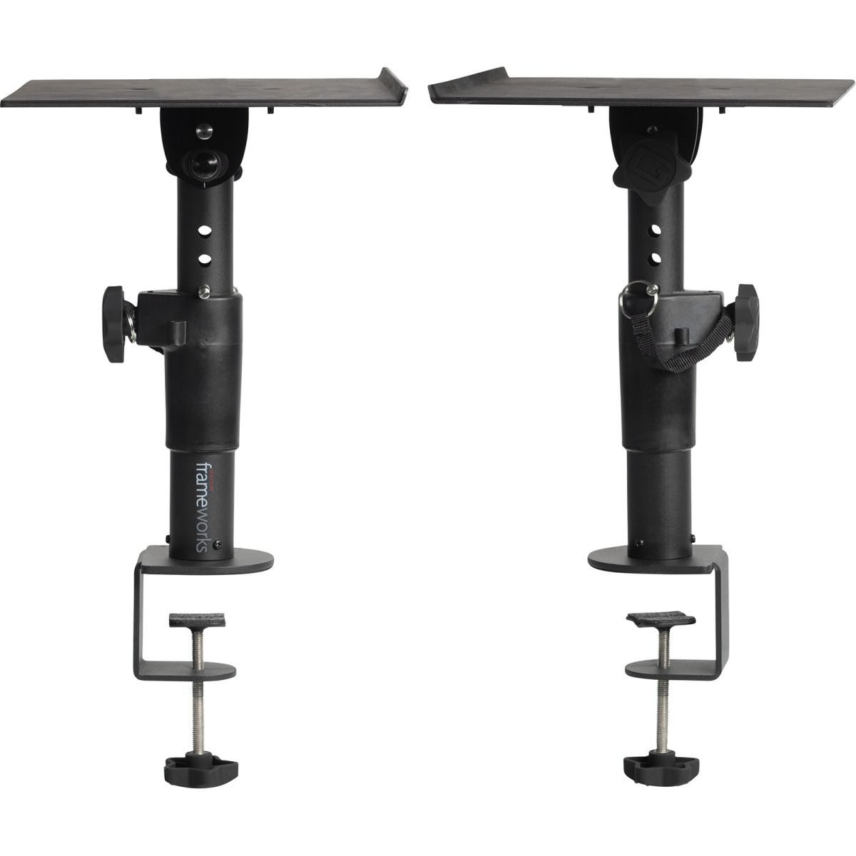 Supports enceintes monitoring de bureau - Gator Cases - GFWSPKSTMNDSKCMP