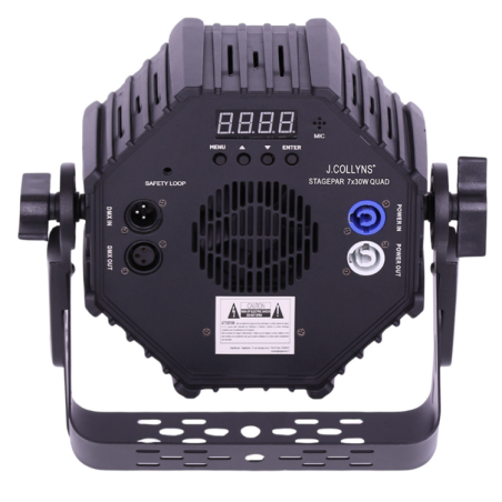Projecteurs PAR LED - J.Collyns - STAGEPAR 7x30W QUAD