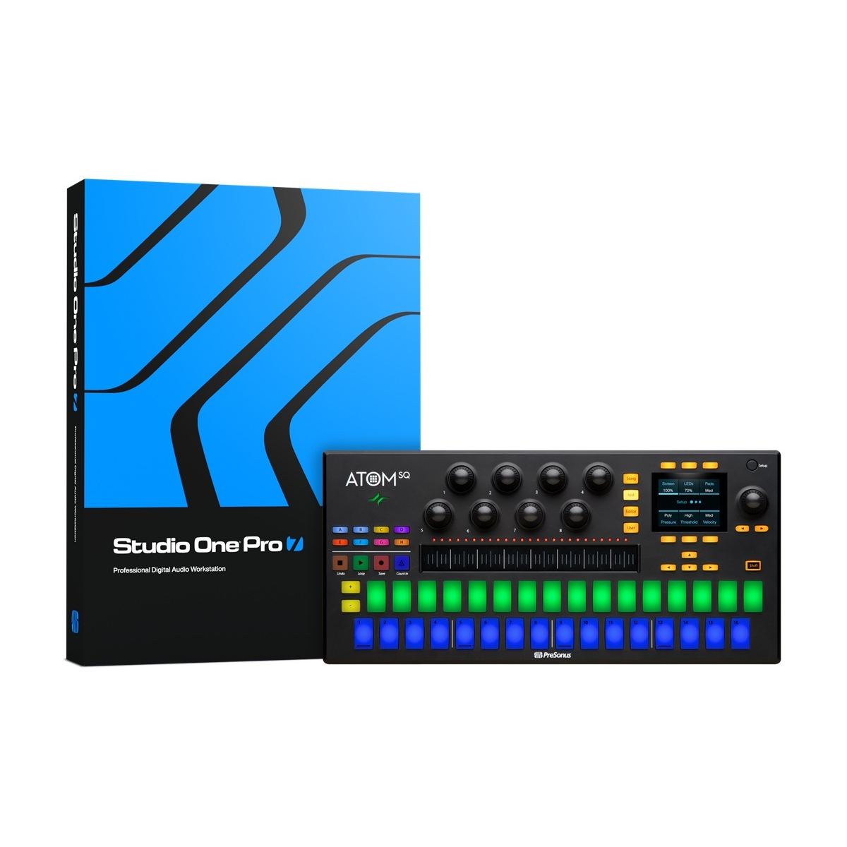 Controleurs midi USB - Presonus - ATOM SQ