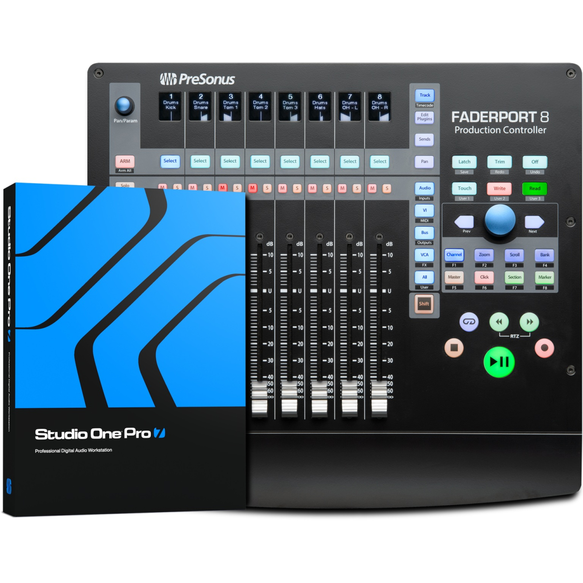 Controleurs midi USB - Presonus - FaderPort 8 DAW Controller