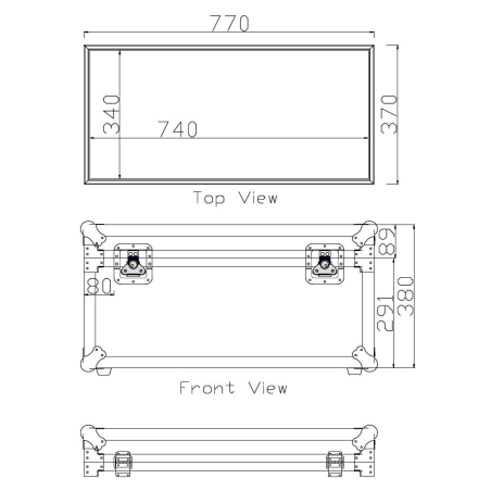 Flight cases utilitaires - Power Acoustics - Flight cases - FT-M