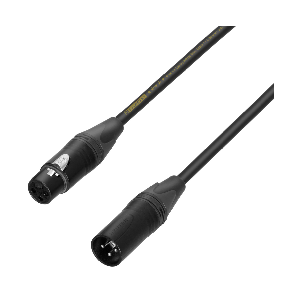 Câbles XLR / XLR - Adam Hall - 5 STAR MMF 0100