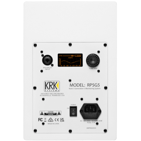 Enceintes monitoring de studio - KRK - ROKIT RP5 G5 White limited
