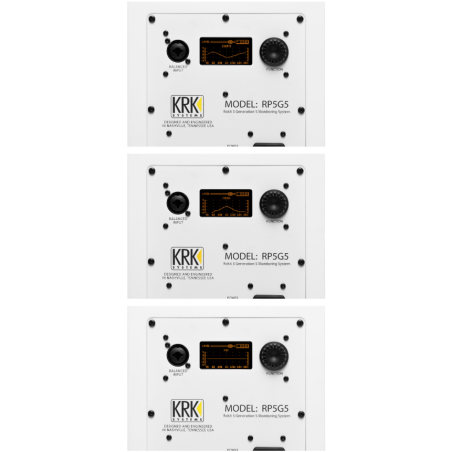Enceintes monitoring de studio - KRK - ROKIT RP5 G5 White limited