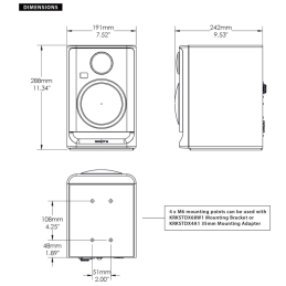 	Enceintes monitoring de studio - KRK - ROKIT RP5 G5 White limited
