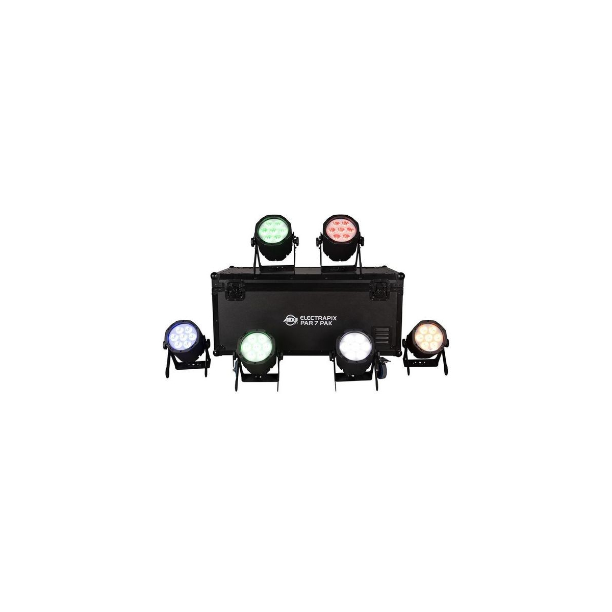 Projecteurs PAR LED - ADJ - ElectraPix Par 7 Pak