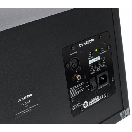 Enceintes monitoring de studio - Dynaudio - LYD 48 RIGHT (Noir)
