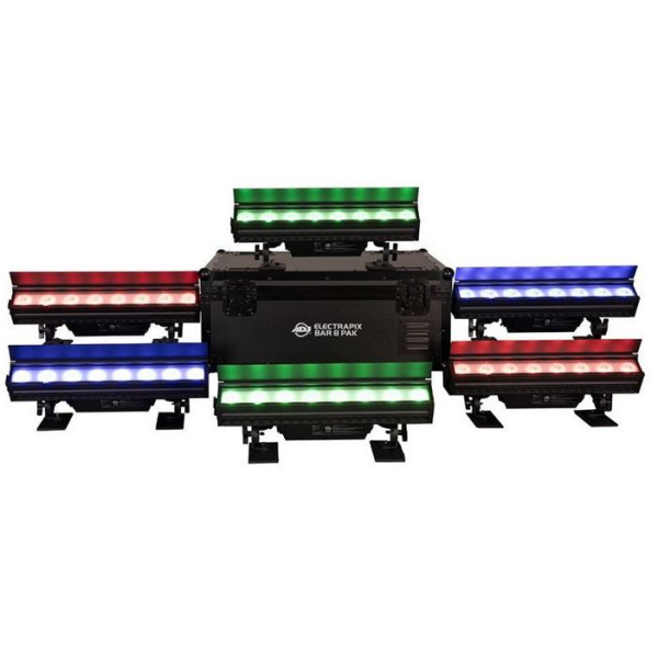 Barres led RGB - ADJ - ElectraPix Bar 8 Pak