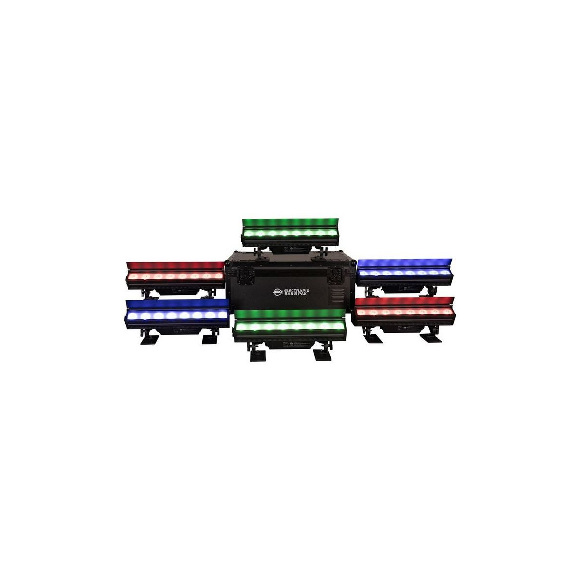 Barres led RGB - ADJ - ElectraPix Bar 8 Pak