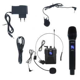 	Micros chant sans fil - Power Acoustics - Sonorisation - MW 200 PT
