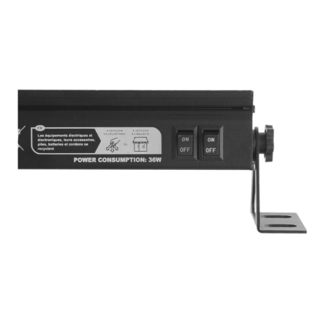 Lumières noires - Power Lighting - UV BAR LED 54 WW