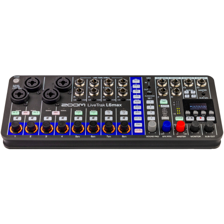 Tables de mixage numériques - Zoom - L6max