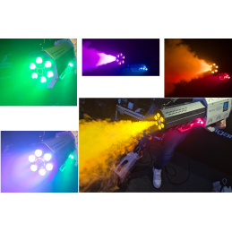 	Machines à fumée Geyser - Algam Lighting - FMG1500 (Pistolet machine à...