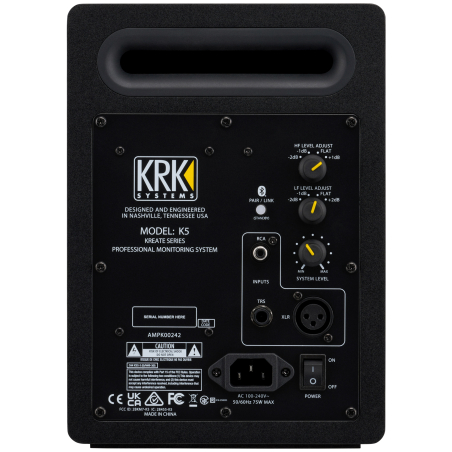 Enceintes monitoring de studio - KRK - KREATE 5 Scarlett Studio