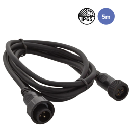 	Câbles DMX éclairage XLR 3 points - Power Lighting - CABLE IP DMX 5M IN/OUT