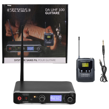 Micros instruments sans fil - Definitive Audio - DA UHF 100 GUITARE