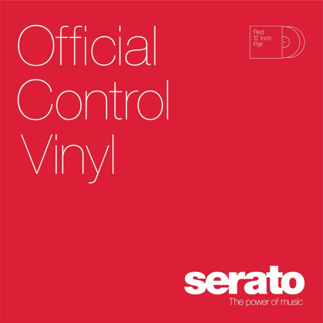 Vinyles time codés - Serato - 2x12" Performance Series...