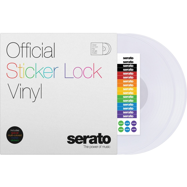 Vinyles time codés - Serato - 2x12" Sticker Lock Vinyl... Vinyles time codés - Serato - 2x12" Sticker Lock Vinyl...