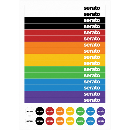 Vinyles time codés - Serato - 2x12" Sticker Lock Vinyl...