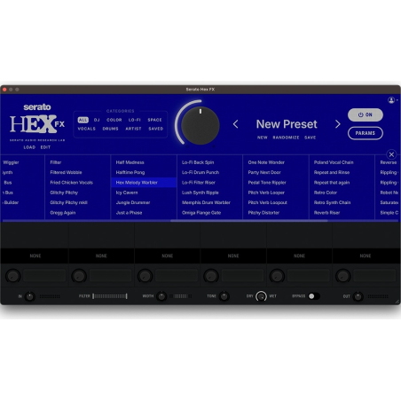 Logiciels Mix - Serato - Serato Hex FX Plug-In