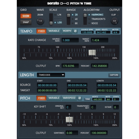 Logiciels instruments virtuels - Serato - Pitch' N Time Pro 3.1 Upgrade