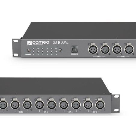 Splitters DMX - Cameo - SB 6 DUAL