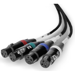 	Câbles DMX éclairage XLR 3 points - Palmer - AoC Loom XLRf