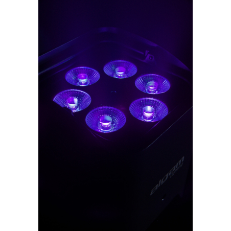 Projecteurs sur batteries - Algam Lighting - EVENT PAR 612 HEX IP