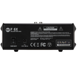 	Consoles analogiques - RCF - F 6X
