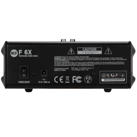 Consoles analogiques - RCF - F 6X
