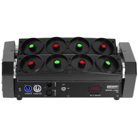 Lasers multicolore - Power Lighting - SPIDER LASER RG