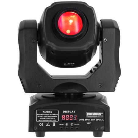 Lyres spot - Power Lighting - LYRE SPOT 60W 2FOCAL