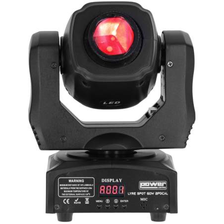 Lyres spot - Power Lighting - LYRE SPOT 60W 2FOCAL