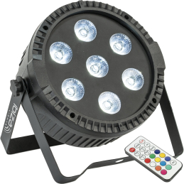 	Projecteurs PAR LED - Ibiza Light - THINPAR7X6-RGBW