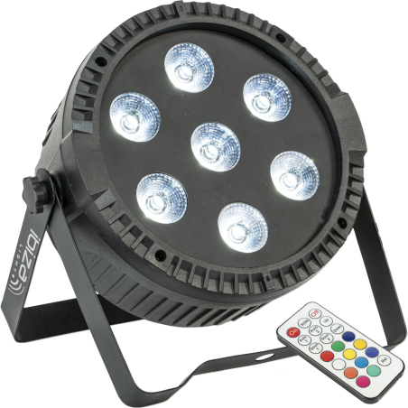 Projecteurs PAR LED - Ibiza Light - THINPAR7X6-RGBW