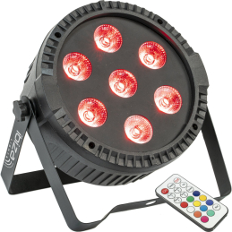 	Projecteurs PAR LED - Ibiza Light - THINPAR7X6-RGBW