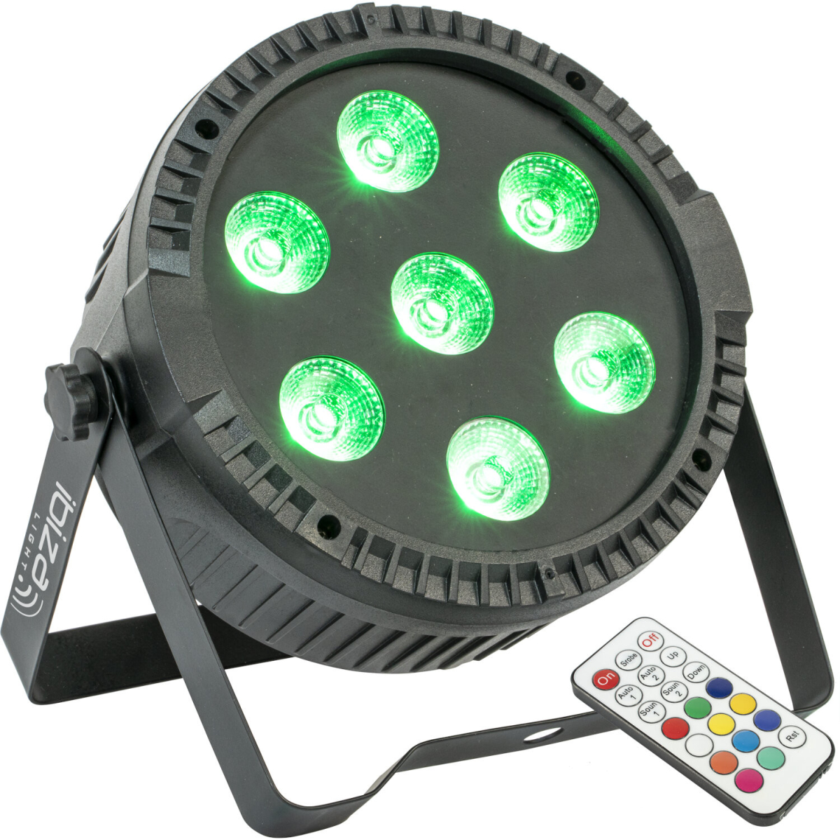 Projecteurs PAR LED - Ibiza Light - THINPAR7X6-RGBW