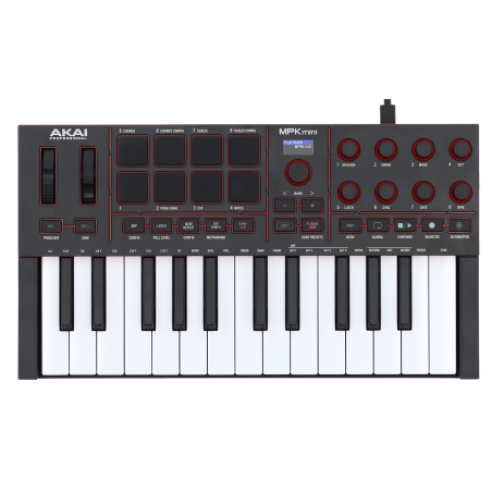 Claviers maitres compacts - Akai Professional - MPK Mini IV Black