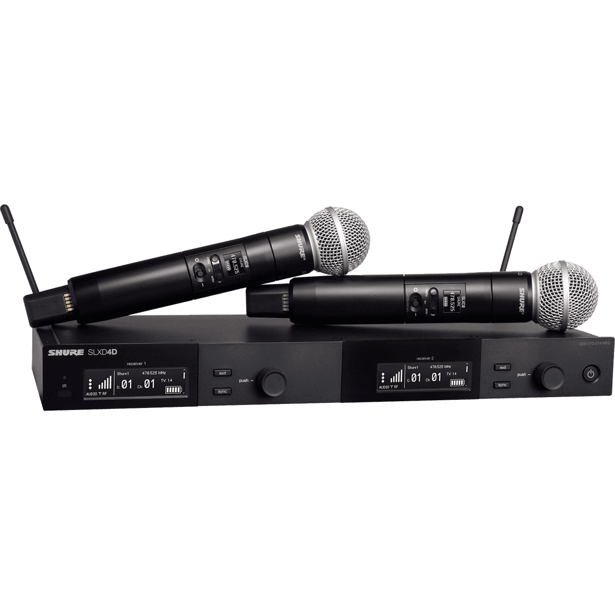 Micros chant sans fil - Shure - SLXD24DE/SM58 L56