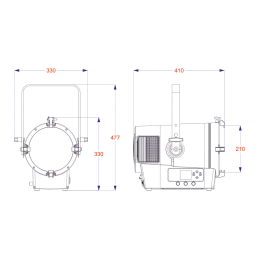 	Projecteurs Fresnel - BriteQ - BTI-THEATRE 6C20