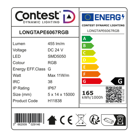 Rubans LED - Contest - LONGTAPE6067RGB