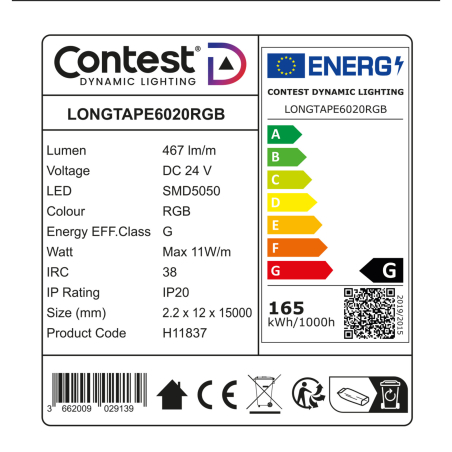 Rubans LED - Contest - LONGTAPE6020RGB