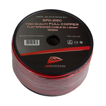 Câble hauts parleurs au mètre - Hilec - SPR2150 (2x1,5mm - 100m)