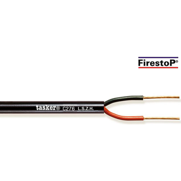 Câble hauts parleurs au mètre - Hilec - TAS-C276lszh (2x2,5mm - 100m) Câble hauts parleurs au mètre - Hilec - TAS-C276lszh (2x2,5mm - 100m)