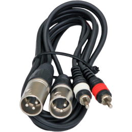 	Câbles RCA / XLR - Hilec - 2-0445 (1.5m)