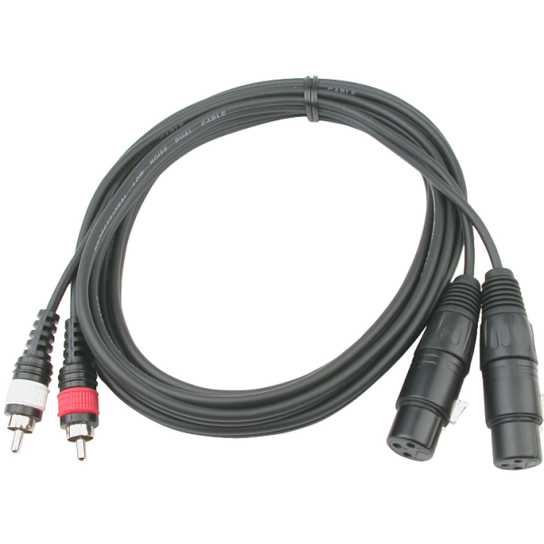 Câbles RCA / XLR - Hilec - CL-25/3 (3m) Câbles RCA / XLR - Hilec - CL-25/3 (3m)